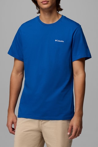 T-shirt regular en coton biologique CSC™ Outdoor - Bleu roi