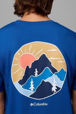 T-shirt regular en coton biologique CSC™ Outdoor - Bleu roi