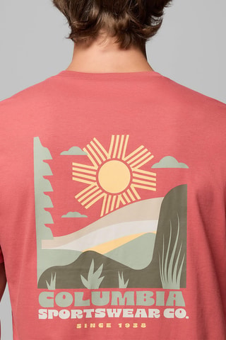 T-shirt regular en coton biologique CSC™ Outdoor - Rouge