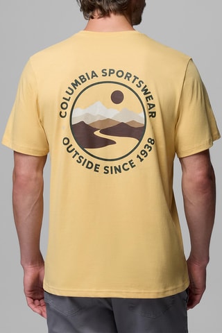T-shirt regular en coton biologique CSC™ Outdoor - Jaune