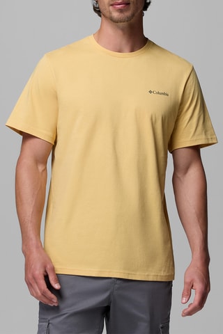 T-shirt regular en coton biologique CSC™ Outdoor - Jaune
