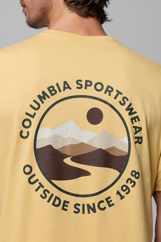 T-shirt regular en coton biologique CSC™ Outdoor - Jaune