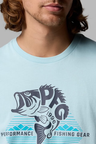 T-shirt regular en coton biologique PFG™ - Bleu