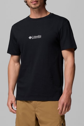 T-shirt regular en coton biologique Knoll Canyon™ - Noir