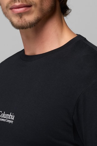 T-shirt regular en coton biologique Knoll Canyon™ - Noir