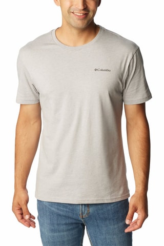 T-shirt en coton biologique CSC Basic Logo™ - Gris clair