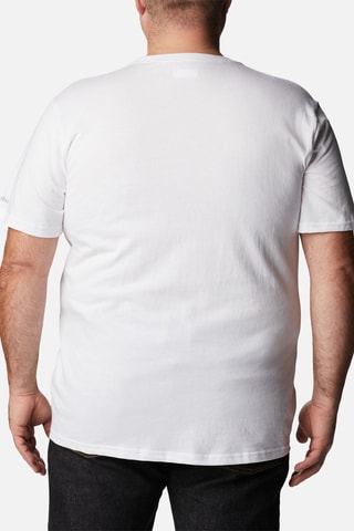 T-shirt en coton biologique CSC Basic Logo™ - Blanc - Columbia