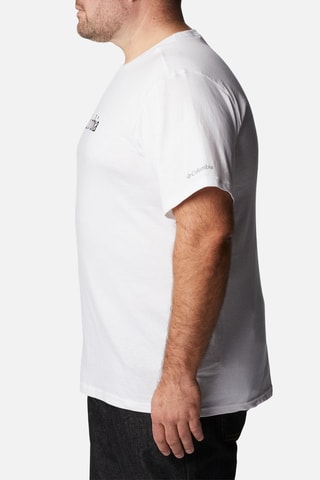 T-shirt en coton biologique CSC Basic Logo™ - Blanc - Columbia