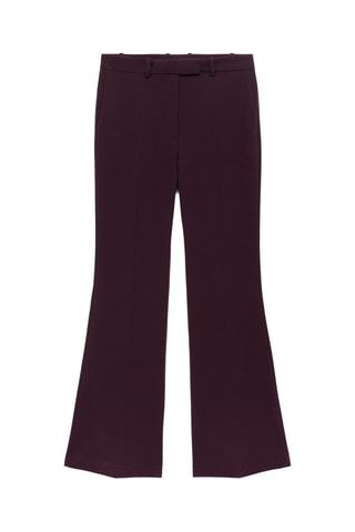 Pantalon flare taille normale - Violet