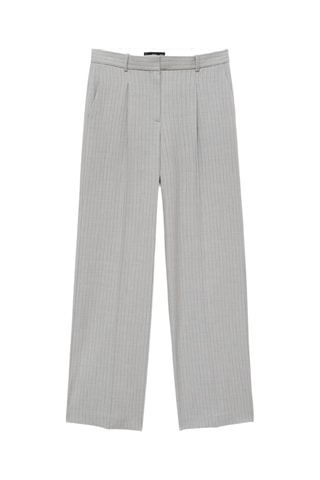 Pantalon de costume fines rayures - Gris