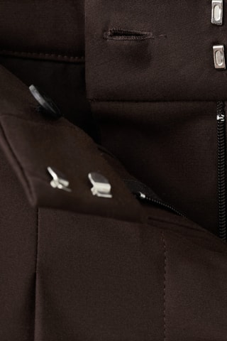 Pantalon large à pinces - Marron