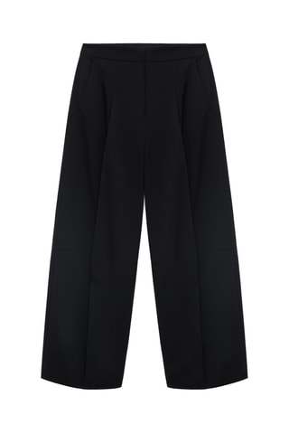Pantalón ancho pinzas - Negro