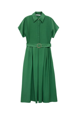 Robe chemise Lyocell - Vert