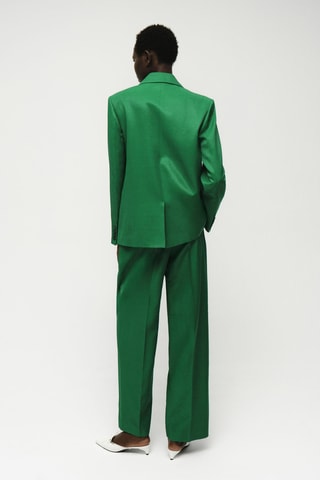 Blazer costume lin mélangé - Vert