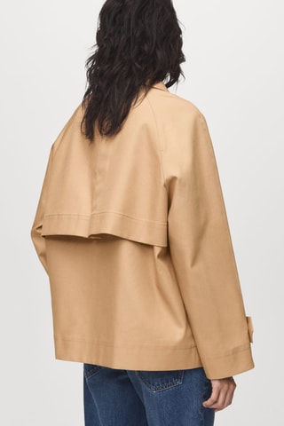 Parka oversize à pattes - Beige