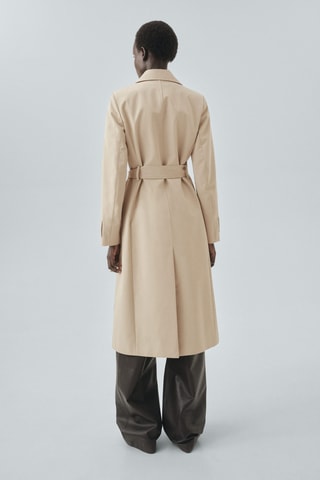 Trench classique 100 % coton - Beige