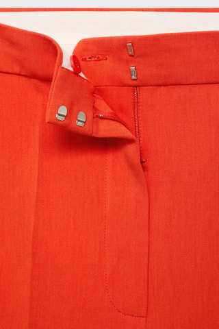 Pantalon de costume droit taille normale - Corail