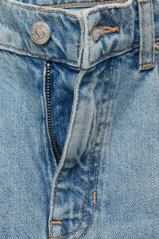 Jean flare taille mi-haute - Bleu