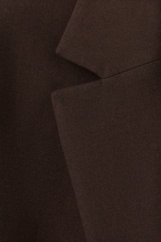 Blazer costume droit - Marron
