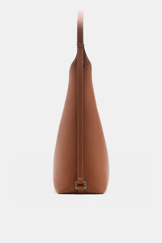 Sac cabas détail boucle - Marron