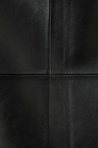 Jupe crayon cuir - Noir