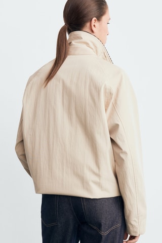Veste coton en velours côtelé - Gris clair