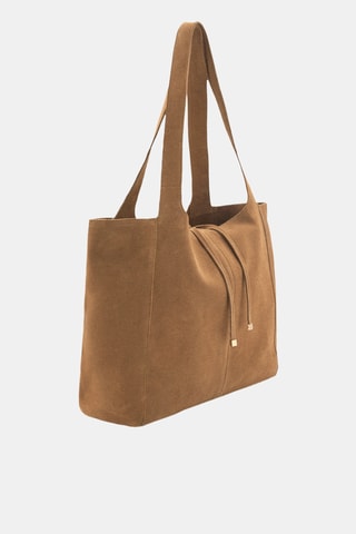 Sac fourre-tout suède - Marron
