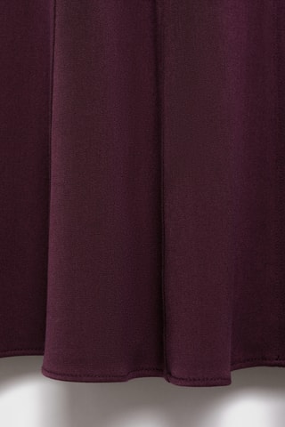 Robe évasé coutures - Bordeaux