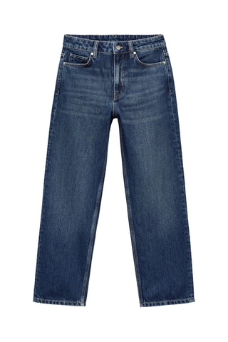 Jean droit taille normale - Bleu marine