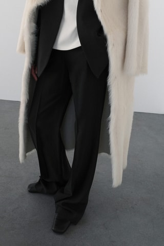 Pantalon de tailleur droit - Noir