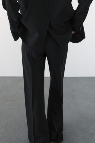 Pantalon de tailleur droit - Noir