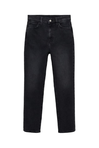Jean Claudia slim crop - Noir