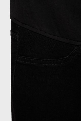 Jean de grossesse flare crop - Noir