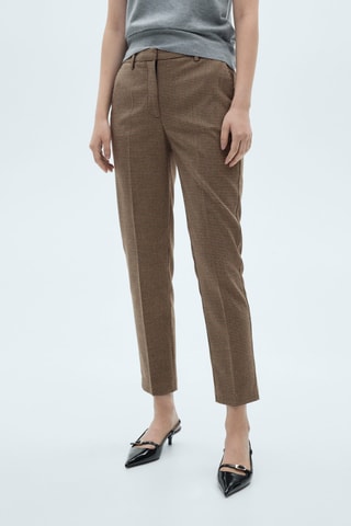 Pantalon skinny taille normale - Rouge