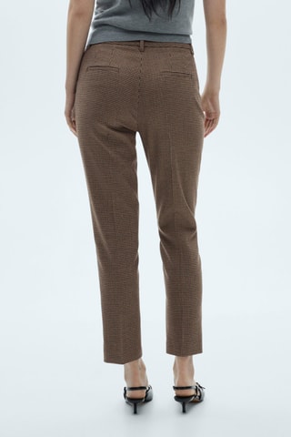 Pantalon skinny taille normale - Rouge
