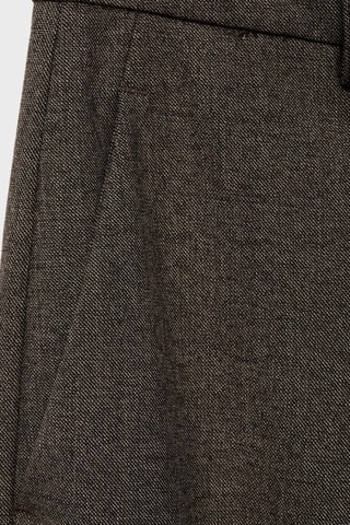 Pantalon droit fluide - Marron