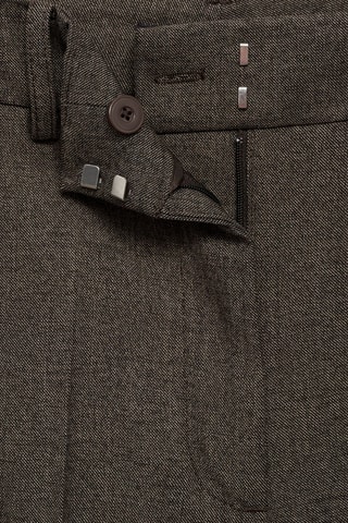 Pantalon droit fluide - Marron