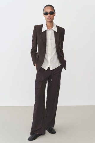 Pantalón cargo soft - Antracita