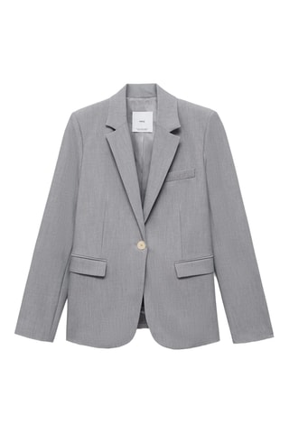 Blazer costume cintré - Gris