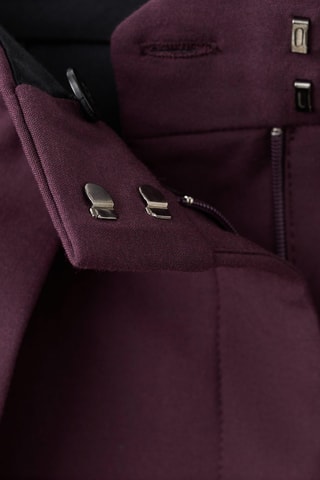 Pantalon large à pinces - Rouge