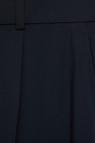 Jean large taille basse - Bleu marine