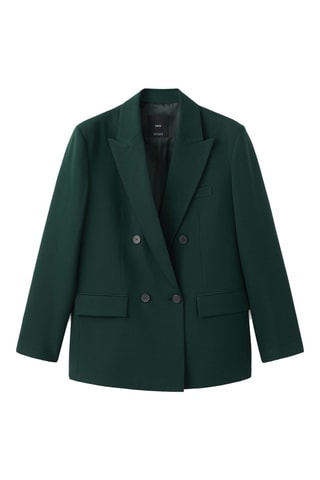 Blazer costume double boutonnage - Vert