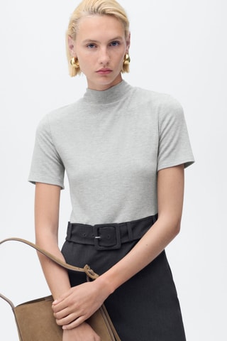 Robe combinée ceinture - Gris