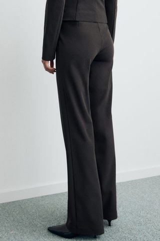 Pantalon de costume droit sans couture - Gris