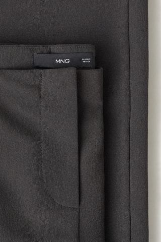 Pantalon de costume droit sans couture - Gris