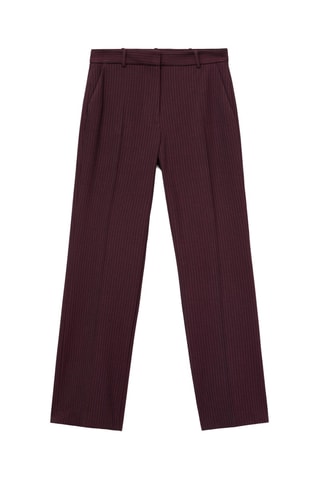 Pantalon de tailleur droit - Bordeaux