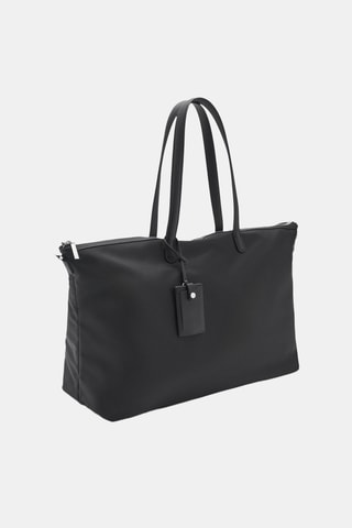 Sac shopper nylon - Noir