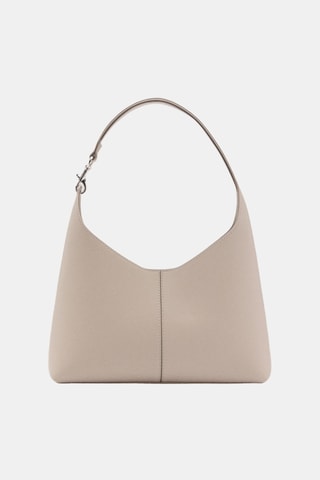 Sac cabas détail métallique - Gris clair