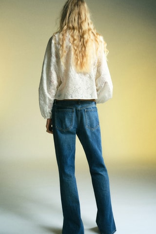 Blusa lyocell bordada - Crudo