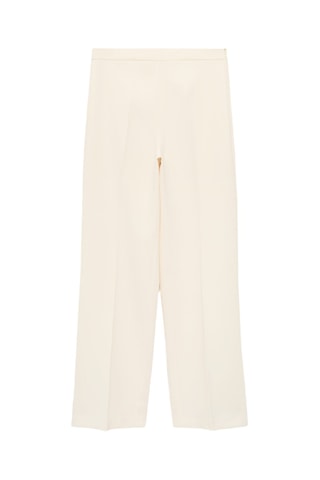 Pantalon de costume droit taille normale - Beige